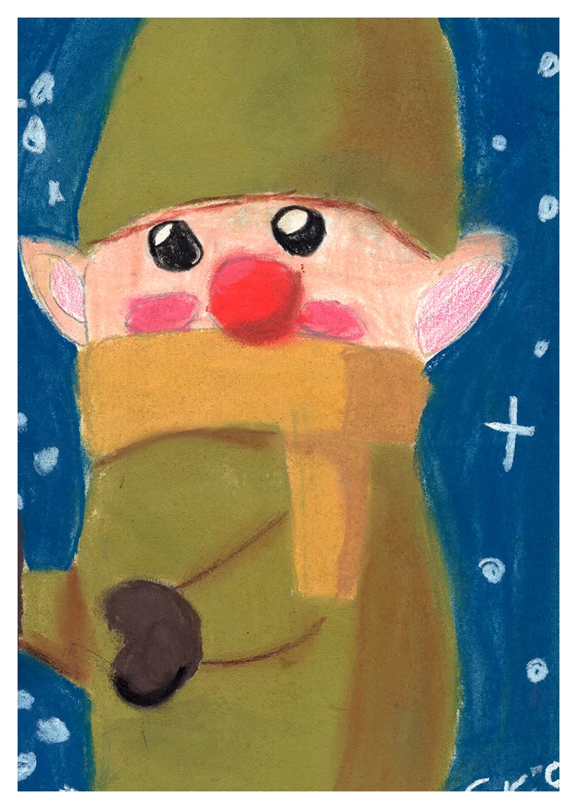 Cristhian G - 5 años Duende navideño